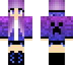girl in a purple jecket