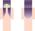 minecraft purple hair girl base