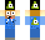 mini guy with illuminati block