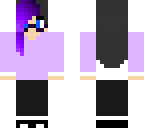 mnil female purple hair