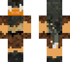 rough-hewn wolf pelt