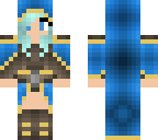 water mage warrior girlwoman