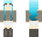 blue hair