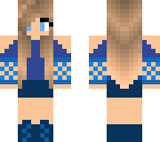 blue headphone girl