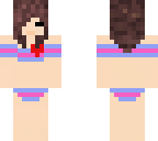 frisk in a swim sute