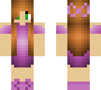 girl with pink purple dress