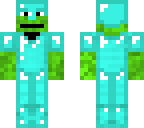 green monster in diamond armor