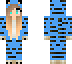 blue tiger girl