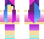 different hair ombred girl
