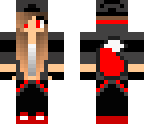 edit of a wolf girl skin