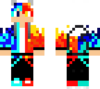fire and ice fox boy