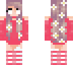 pink herobrine girl
