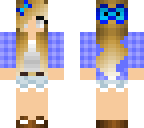 pretty girl with plaid shirt