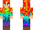 rainbow girl