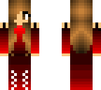 red grad girl