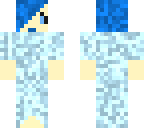 blue girl