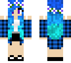 blue hair angel
