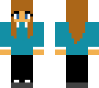 brown hair and blue eye girl