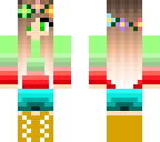 fixed cute red and green girl