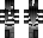 monochrome girl