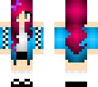 pink hair cute girl