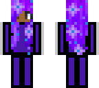 purple and black supersuit