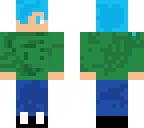 blue hair boy