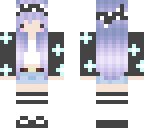 chibi girl purple