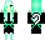 green cat girl