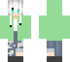 green emo boy