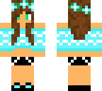 pretty summer girl blue