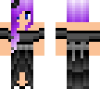 purple haired girl