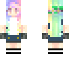 rainbow flower girl edit