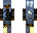 black chibi wolf