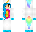 blue hair unicorn