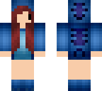 chibi stitch girl with maroon hair