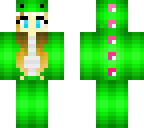 green dino girl
