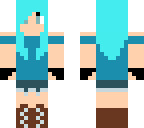 blue girl