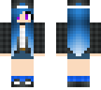 blue hair tom boy