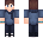 blue scarfed boy