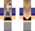 blue suit girl
