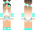 cute blue summer girl