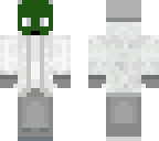 ghost with green mask