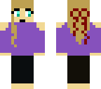 girl in purple shirt