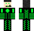green future gamer with exoskeleton