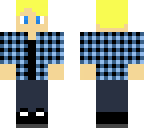 guy in blue flannel