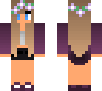 purple casual flower girl