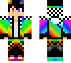 rainbow wolf boy