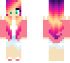 sunset hair girl