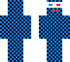 3d checker man